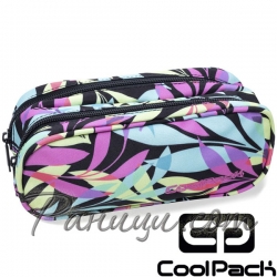Cool Pack Clever Несесер с два ципа Pastel Leaves B65050 Cool Pack Clever Несесер с два ципа Pastel Leaves B65050